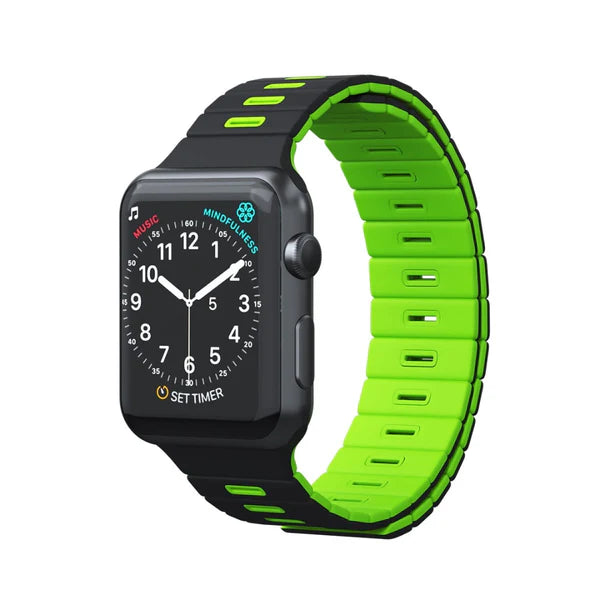 حزام معصم مغناطيسي (فقط الحزام) لجهاز Apple Watch (42/44/45mm) من Goui