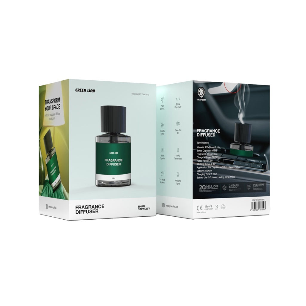 ديفيوزر Green Lion العطري 160 مل مع إضاءة - أنيق وفعال