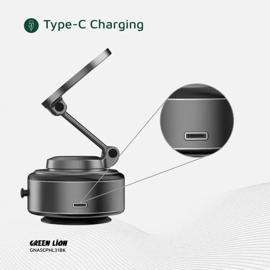 حامل هاتف مغناطيسي Green Lion GX-31 بقاعدة شفط قوية
