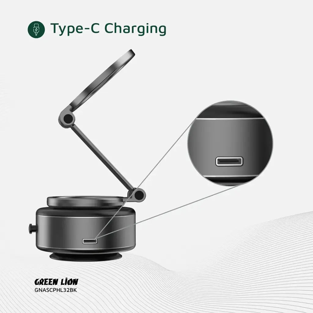 حامل هاتف GX-32 مغناطيسي بقاعدة شفط قوي من Green Lion