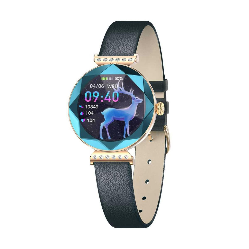 Green Lion Swarovski Smart Watch Elegant & Smart - Blue