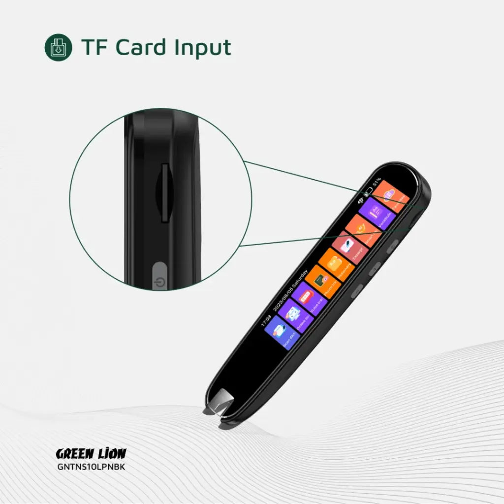 جرين ليون قلم الترجمة الذكي بشاشة لمس ودعم 142 لغة
