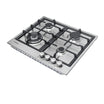 Conti Bi Hob 60cm, Gas, 4 Burners, Cast Iron – HGF 64012 IX