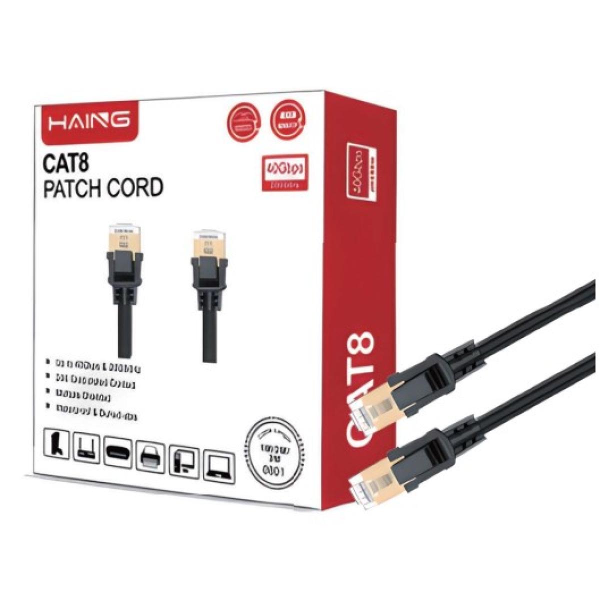 UGREEN CAT8 Ethernet Cable 3m – High Speed 40Gbps