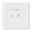 لوحة وجه RJ45 HAING HI-WP01 منفذين 8.6x8.6 سم مع كيس PP