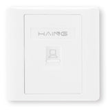HAING HI-WP01 RJ45 Single Port Faceplate 8.6x8.6cm