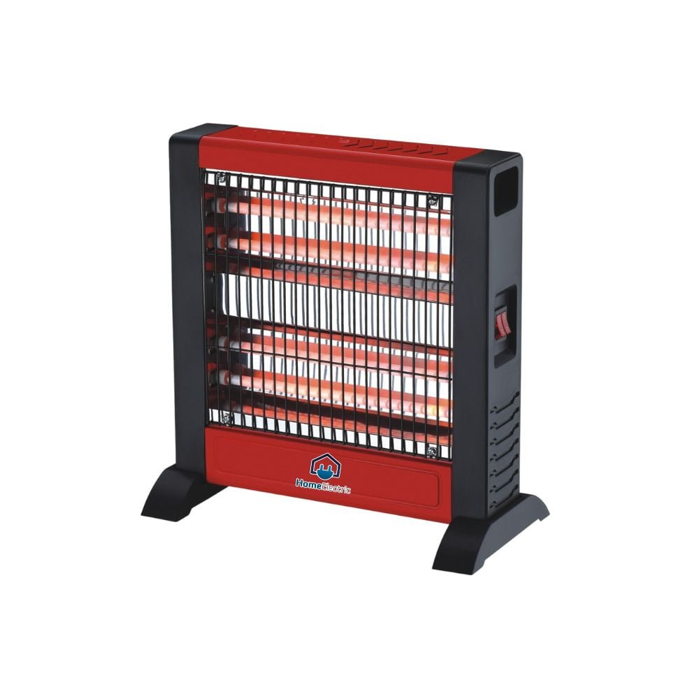 Elegant Electric Heater with 3 Heat Settings & Safety Switch