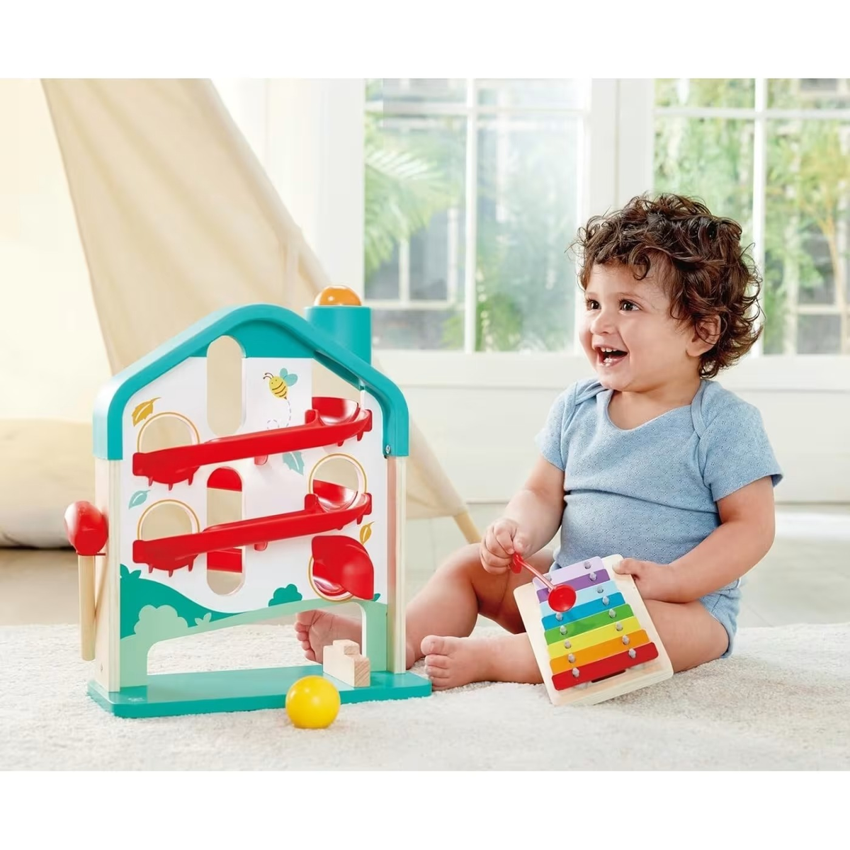 Hape Melody Mansion Ball Run Toy