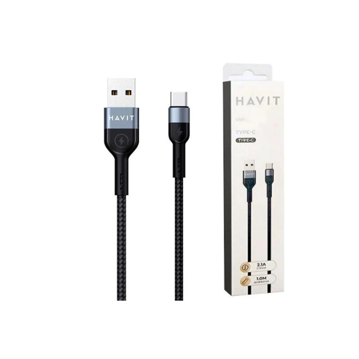 Havit CB623C USB to Type-C Cable – 2.1A Fast Charge