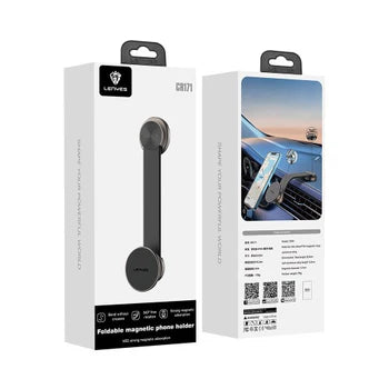 Lenyes CR171 Magnetic Car Phone Holder – Black