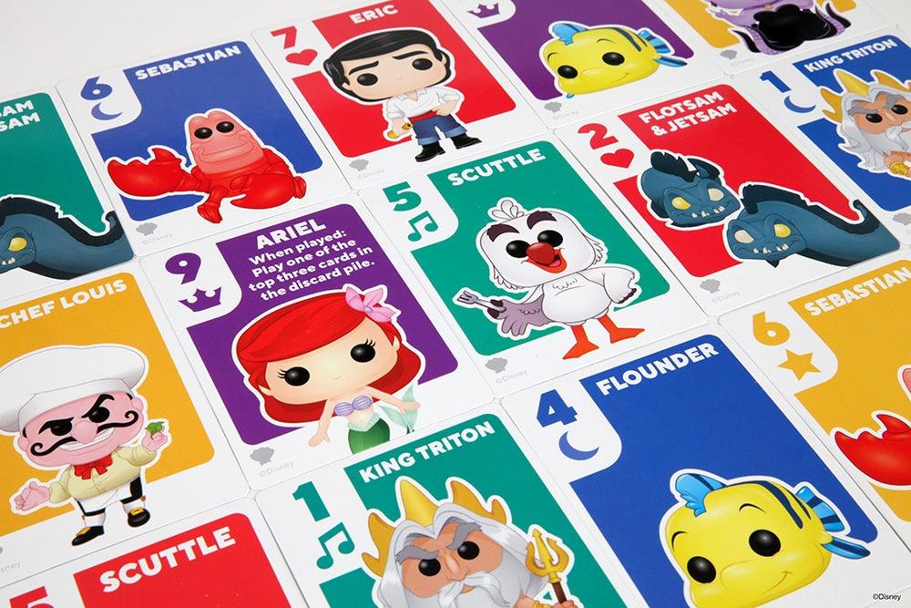 من فانكو Funko Signature Games: Something Wild Card Game- The Little Mermaid أوراق لعب مع مجسمات مصغرة لشخصيات كرتونية
