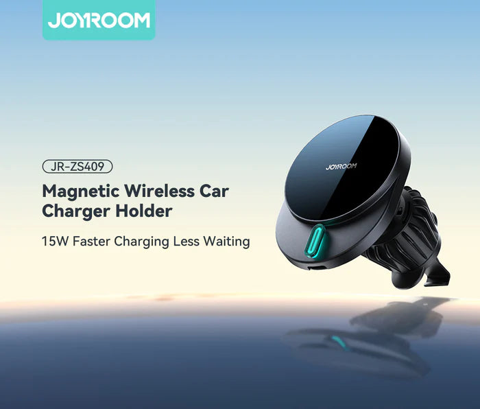 JOYROOM JR-ZS409 Magnetic Wireless Car Charger – MagSafe Compatible