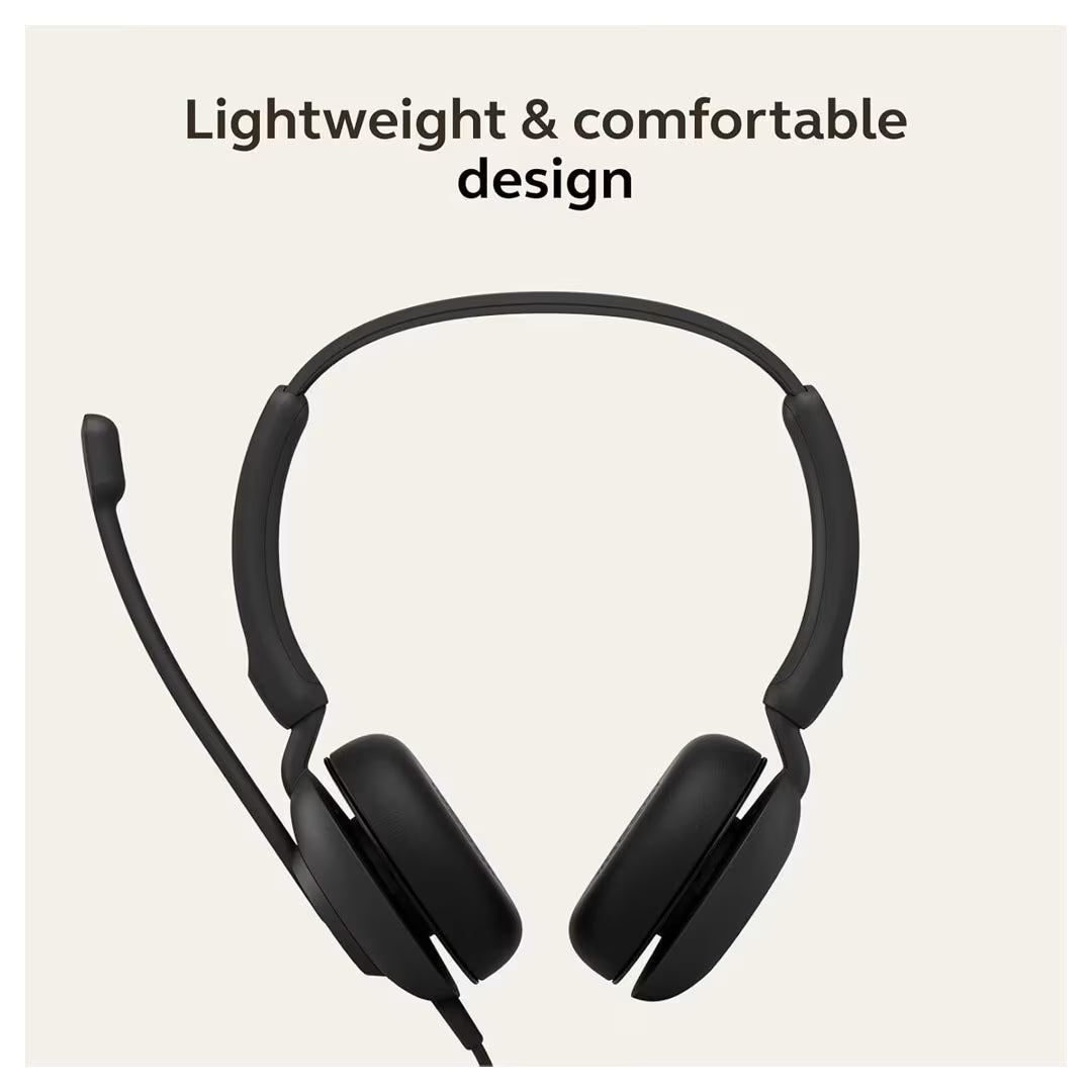 سماعة Jabra Evolve 10 Stereo – USB-A وميكروفون عازل للضوضاء