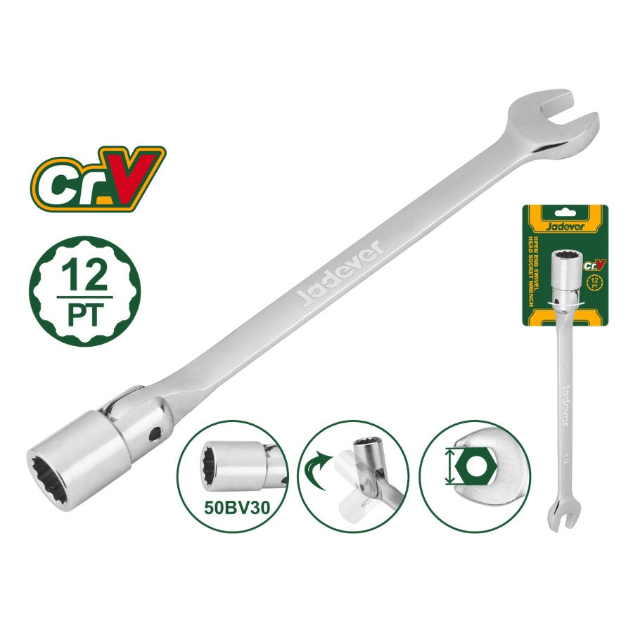 JADEVER 12mm Split Box Wrench Strength