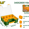 JADEVER 13.5" Screw Storage Box Customizable Organizer