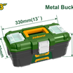 JADEVER 13" Plastic Tool Box Durable & Compact