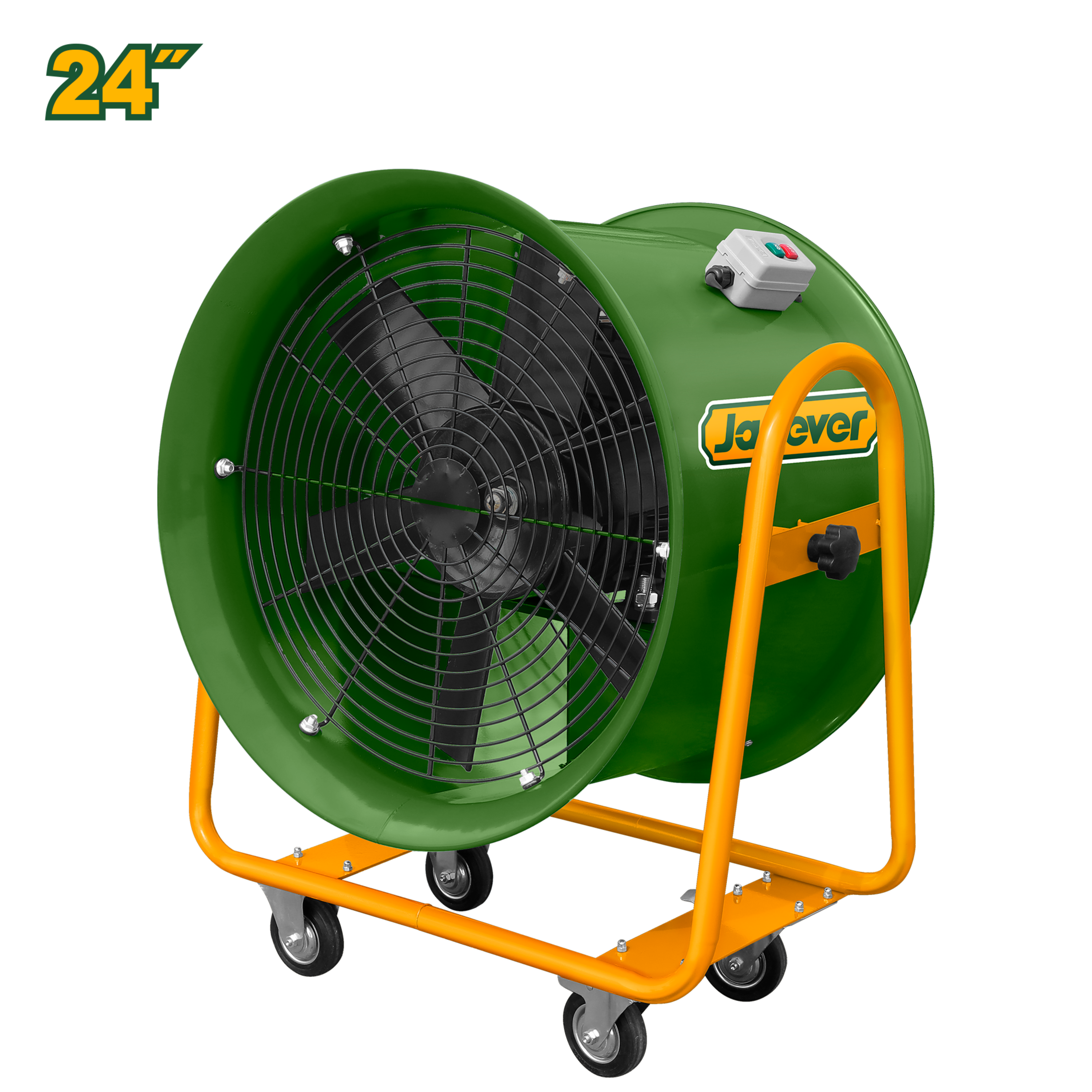 JADEVER 24" Industrial Fan Powerful Airflow & High Efficiency