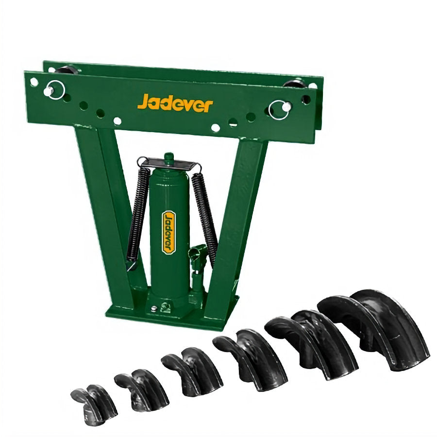 JADEVER Hydraulic Pipe Bender 12 Ton with 6 Dies