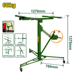 JADEVER Movable Gypsum Board Carrier Adjustable & Durable