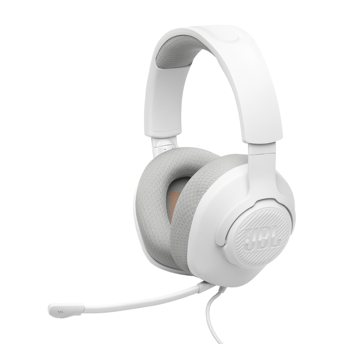 JBL Quantum 100 M2 Wired Over-Ear Gaming Headset - White