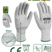 JADEVER Cut-Resistant Gloves XL – PU Coated Safety Work Gloves (JDPG1805)