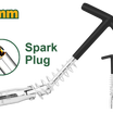 JADEVER T-Handle Spark Plug Socket Wrench 21mm (JDTH5121)
