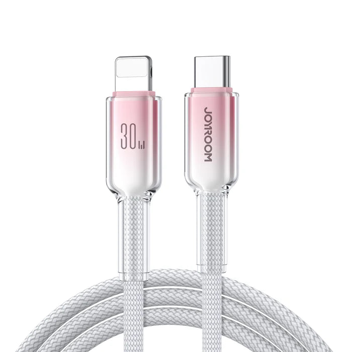 JOYROOM 60W Fast Charging Cable Type C to Lightning 1.2m - Clear