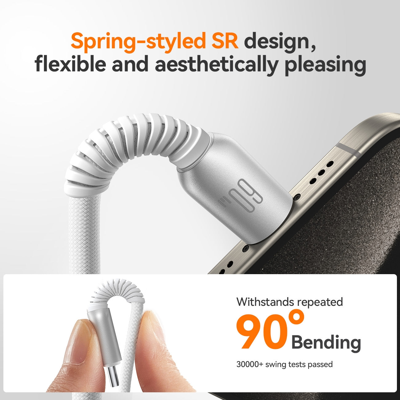 JOYROOM 60W Fast Charging Cable Type C to Type C 1.2m