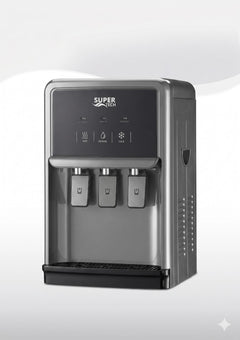 Super Tech Direct Connect Tabletop Inverter Water Dispenser RAX5-2-81TB – 3 Taps, 7L Capacity, Grey