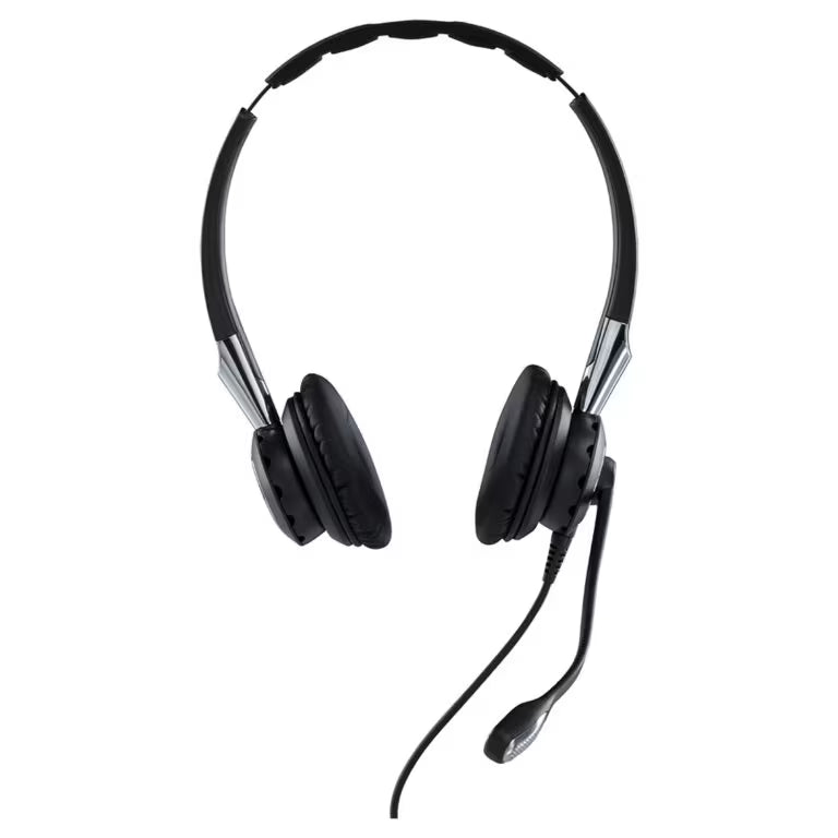 Jabra Biz 2400 II Duo USB Headset – Noise-Cancelling Mic, MS Teams Certified | Contact Center