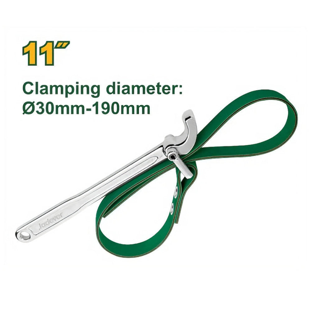 Jadever 11" Adjustable Strap Oil Filter Wrench Durable & Precise