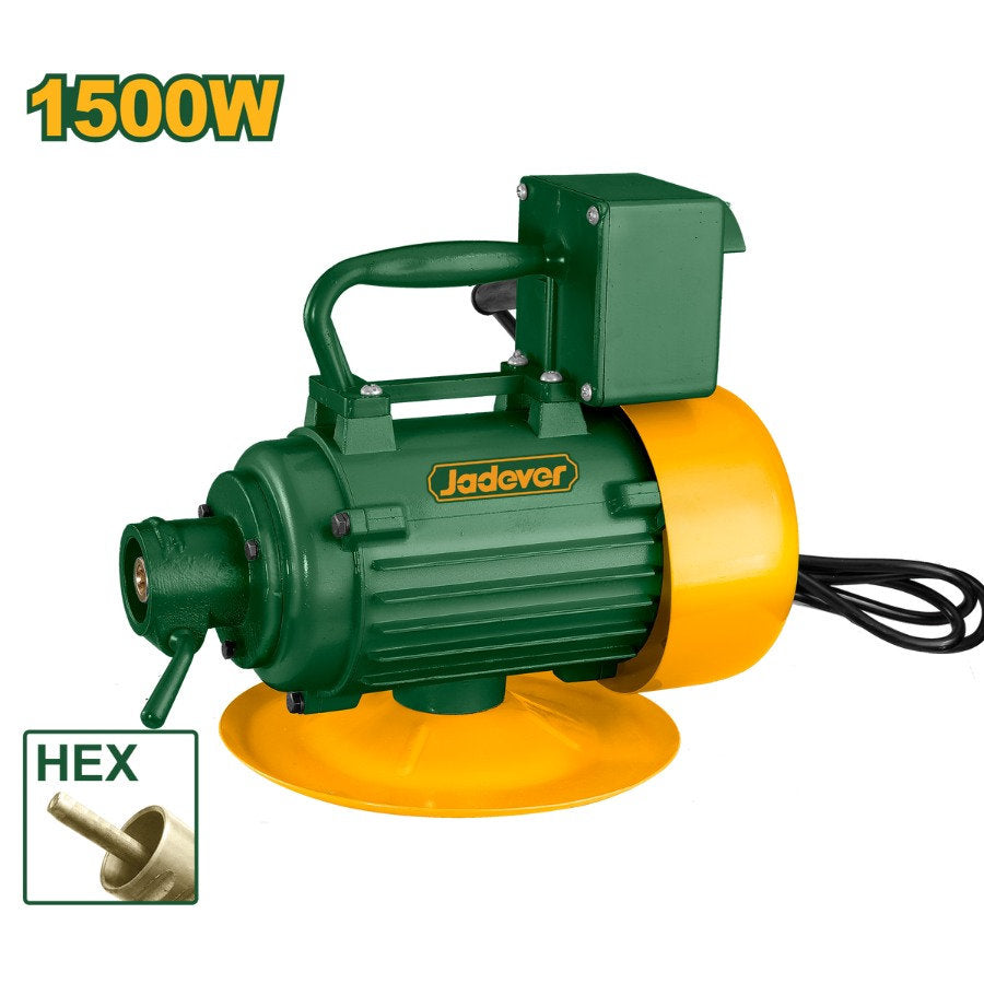 Jadever 1500W Concrete Vibrator with Hose Powerful & Durable