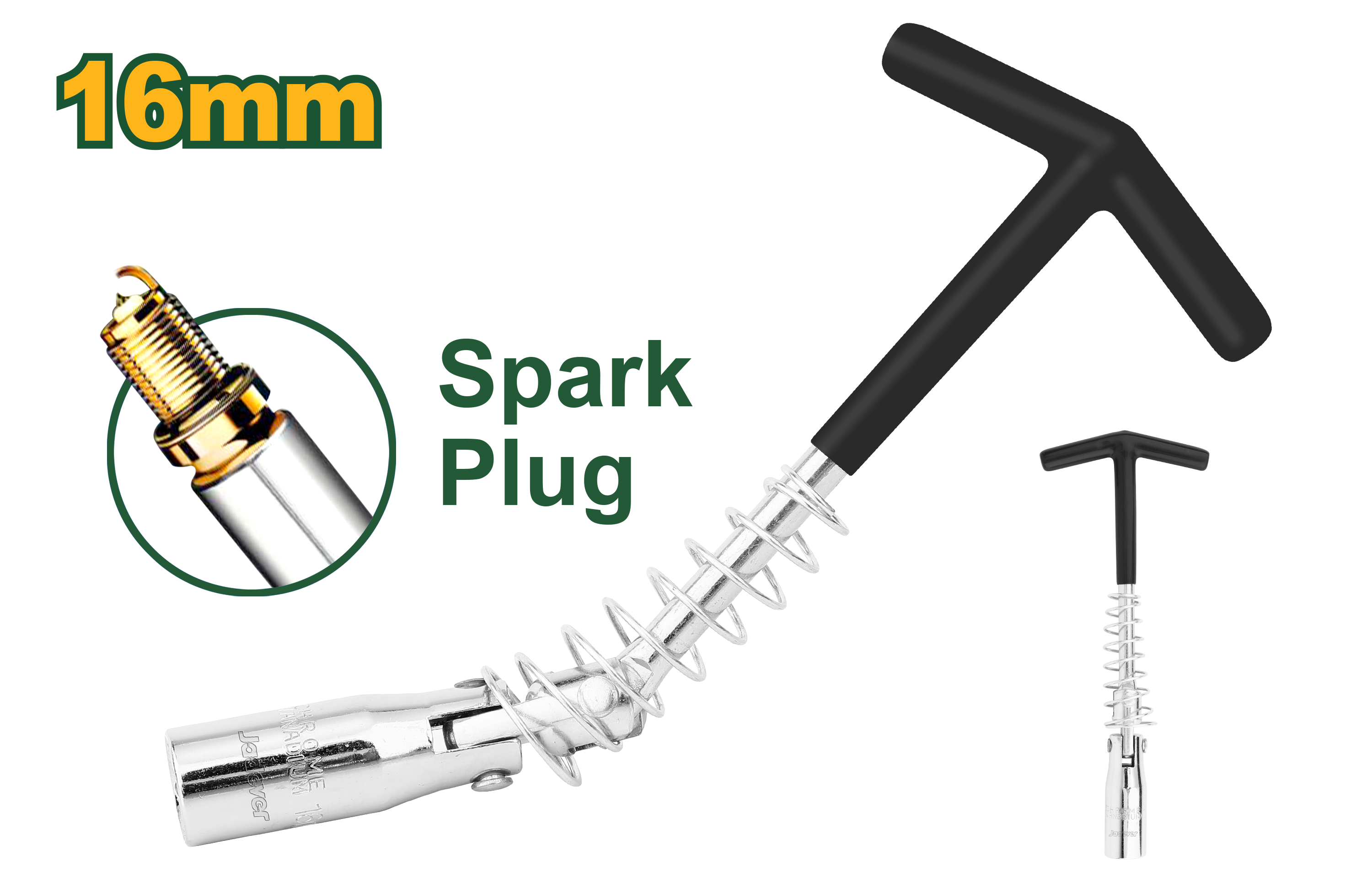 Jadever 16mm Spark Plug Box Wrench Professional Tool
