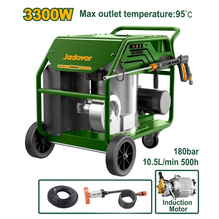 Jadever 180 Bar Pressure Washer with Boiler Powerful & Efficient