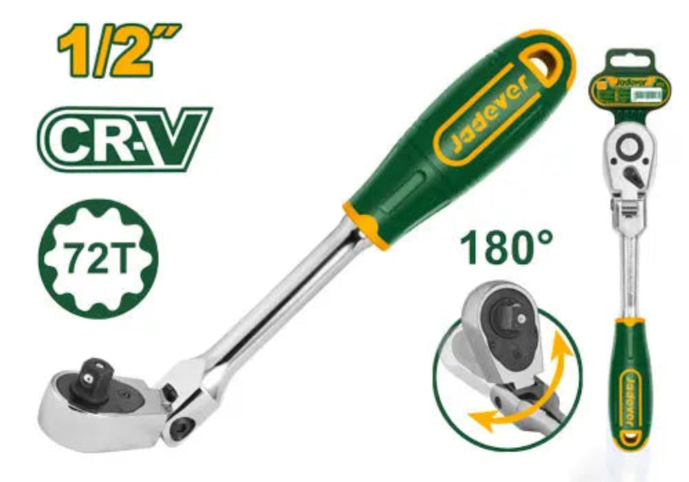 Jadever 1/2" Flexible Ratchet Professional Performance