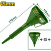 Jadever 2 in 1 Flexible Plastic Funnel with Handle