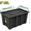 Jadever 40L Storage Box Durable & Stylish Organizer