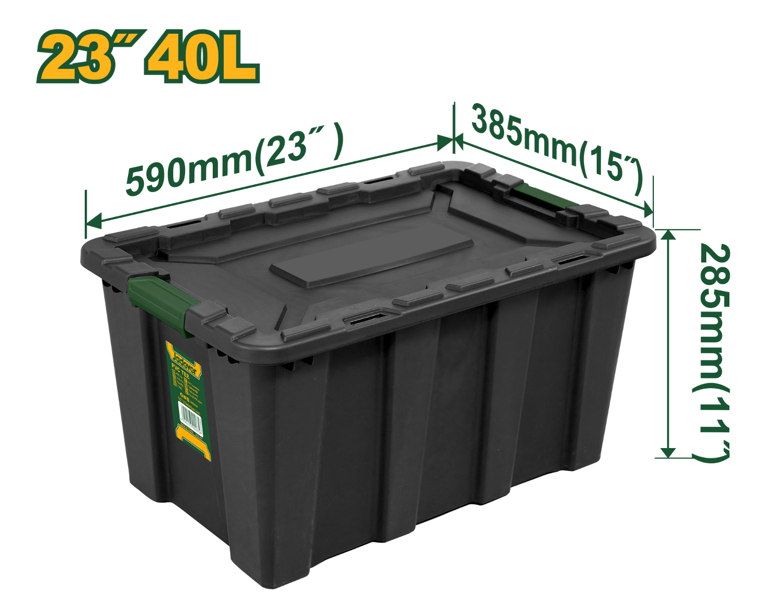 Jadever 40L Storage Box Durable & Stylish Organizer