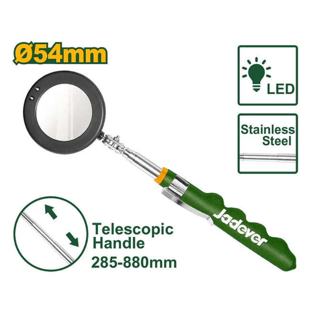 Jadever Antenna Mirrors with LED Light Stylish & Safe