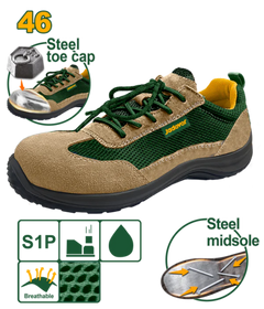 Jadever Suede Safety Shoes Size 46 Durable & Protective