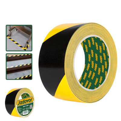 Jadever Yellow-Black Caution Tape 30m Durable & Versatile