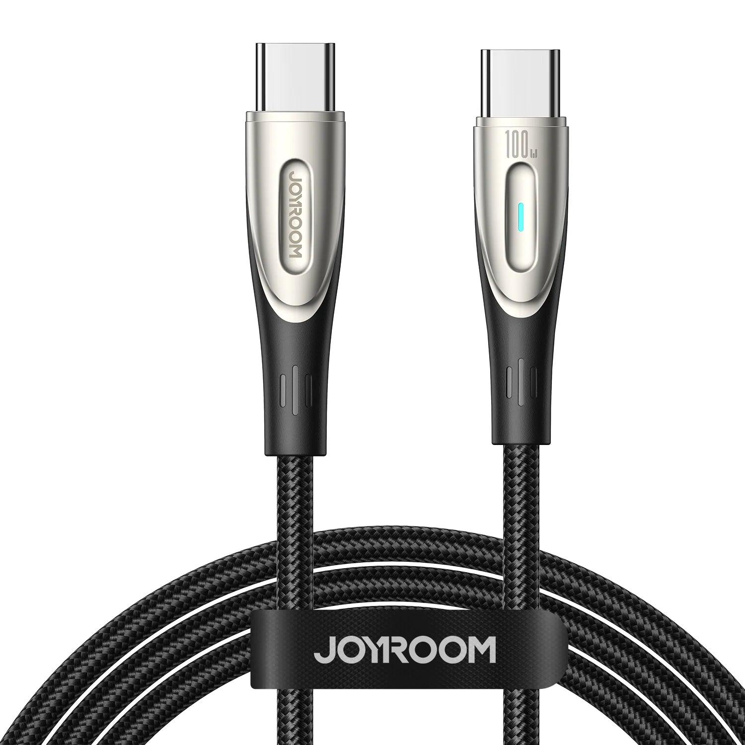 Joyroom 100W Data Cable Type C to Type C  1.2m - Black