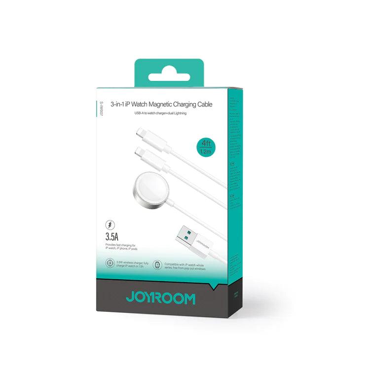 Joyroom 3 in1 iP Watch & Dual Lightning Charger 1.2m