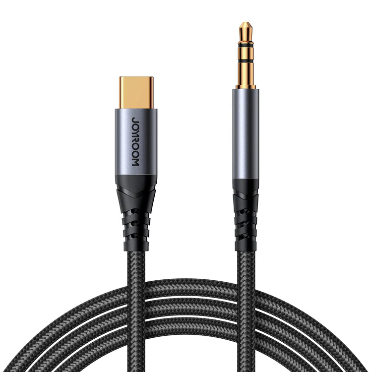 Joyroom AUX Audio Cable Type C to 3.5mm, 1.2m - Black