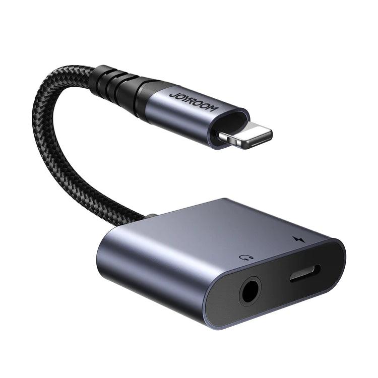 Joyroom Audio Transfer 2 in 1 Adapter Lightning to 3.5mm - Black
