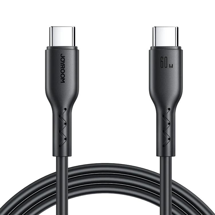 Joyroom Flash Charge 30W & 60W Fast Charging Data Cable PD & CC - Black
