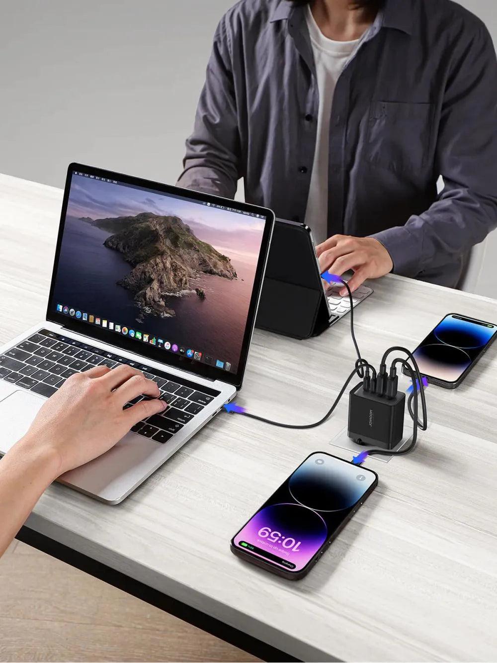 Joyroom GaN 67W Fast Charger with 100W USB C Cable 1.2m