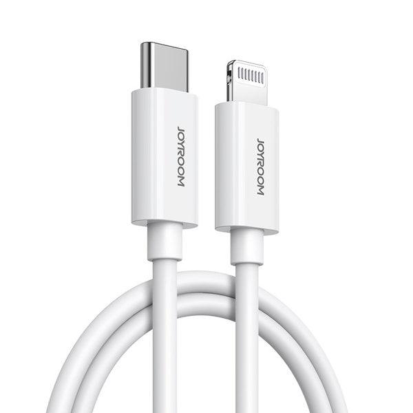 Joyroom MFi USB C to Lightning Cable 27W PD 1.2m Fast Charge - White