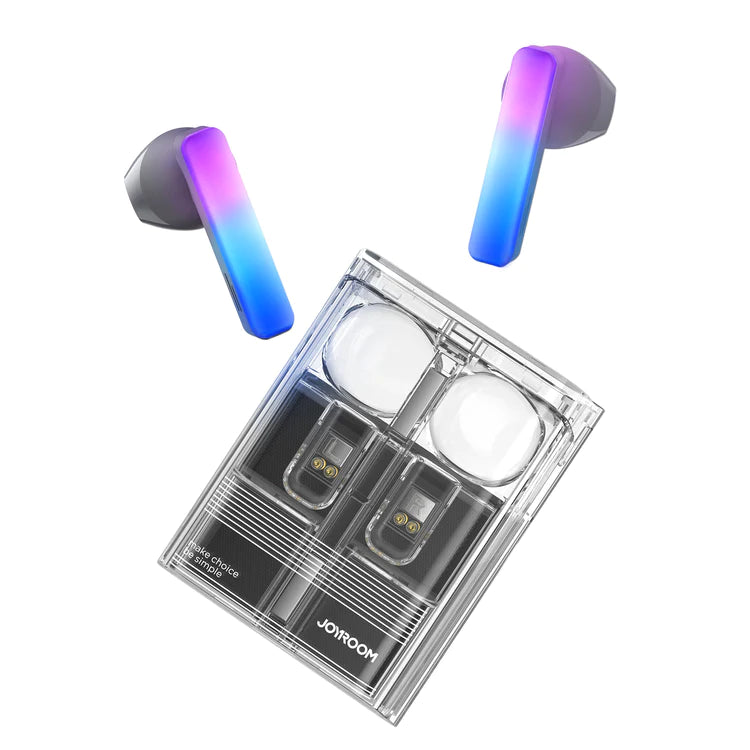 Joyroom True Wireless Earbuds with LED Lights Immersive Sound - Black