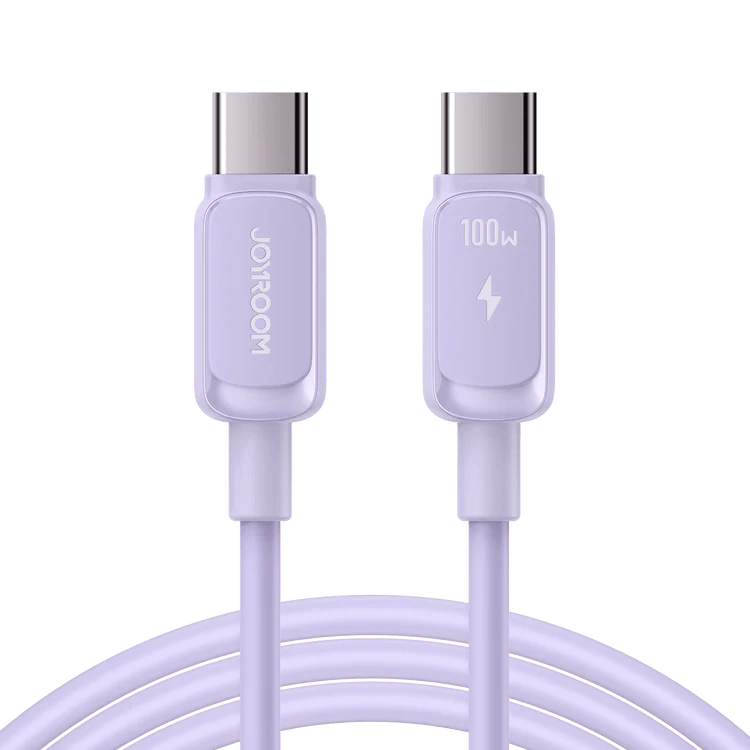 Joyroom Type C to Type C Fast Charging Cable 1.2m - Purple